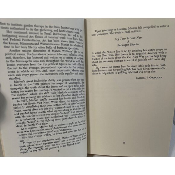 My Tour in Vietnam War A Burlesque Shocker 1970 Williams, Marion 1st Ed HC DJ - Picture 8 of 15